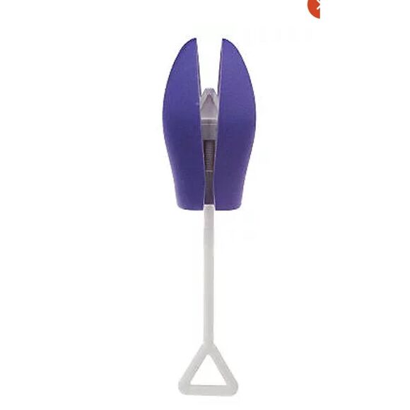 Set of 2 Flocked Boot High Heel Shoe Stretchers by Lori Greiner Black NWOT - Picture 3 of 4